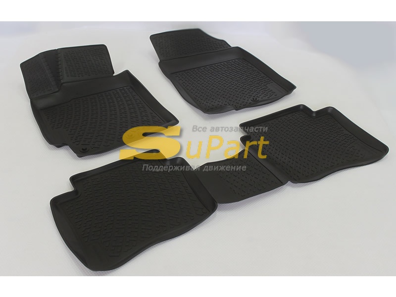 Коврики Solaris (2010-2016) Rio (2011-2017) SD/HB салонные 3D комплект (4шт) полиуретановые / L.LOCKER