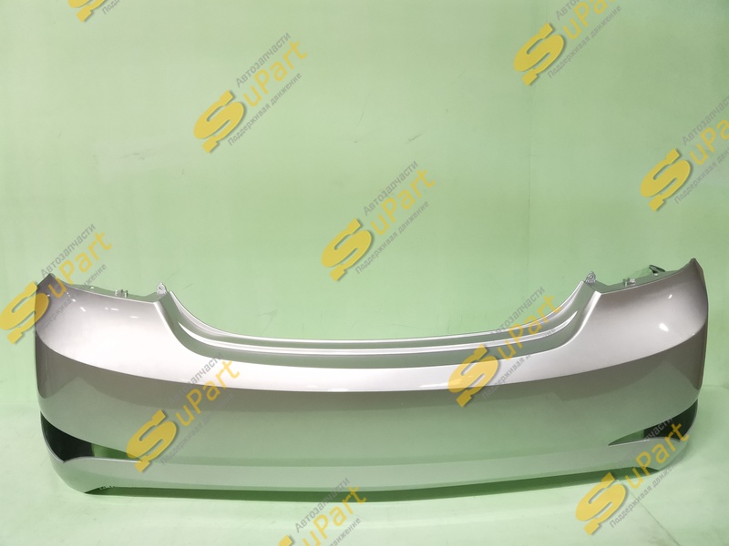 Бампер Hyundai Solaris (2014-2016) задний СЕРЕБРИСТЫЙ / SUPART