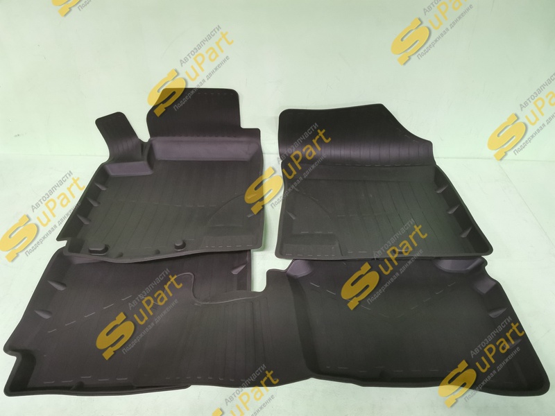 Коврики Solaris (2010-2016) Rio (2011-2017) SD/HB салонные 3D комплект (4шт) резиновые / САРМАТ