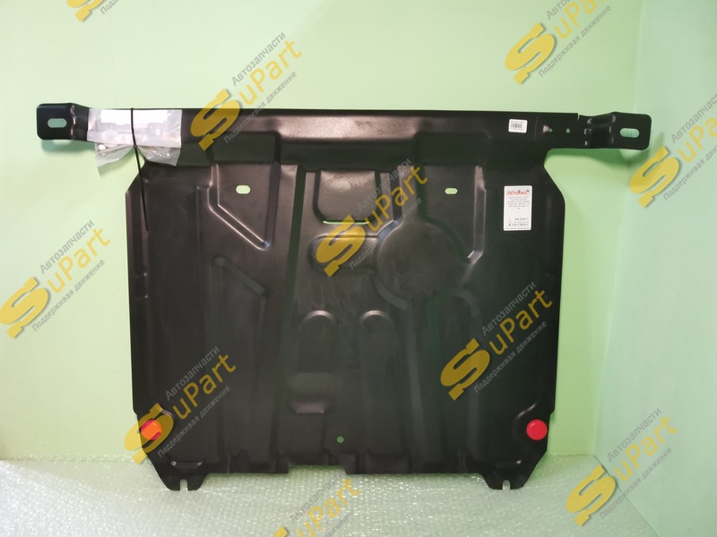 Защита картера двигателя и КПП Solaris (2010-2016) Rio (2011-2017) без отверстий под слив / AUTOMAX