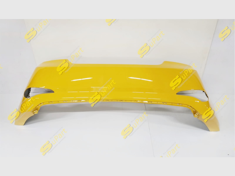 Бампер Hyundai Solaris (2014-2016) задний ЖЕЛТЫЙ / SUPART