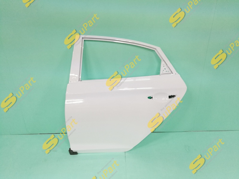 Дверь Hyundai Solaris 2 (2017- ) задняя левая БЕЛАЯ / SUPART