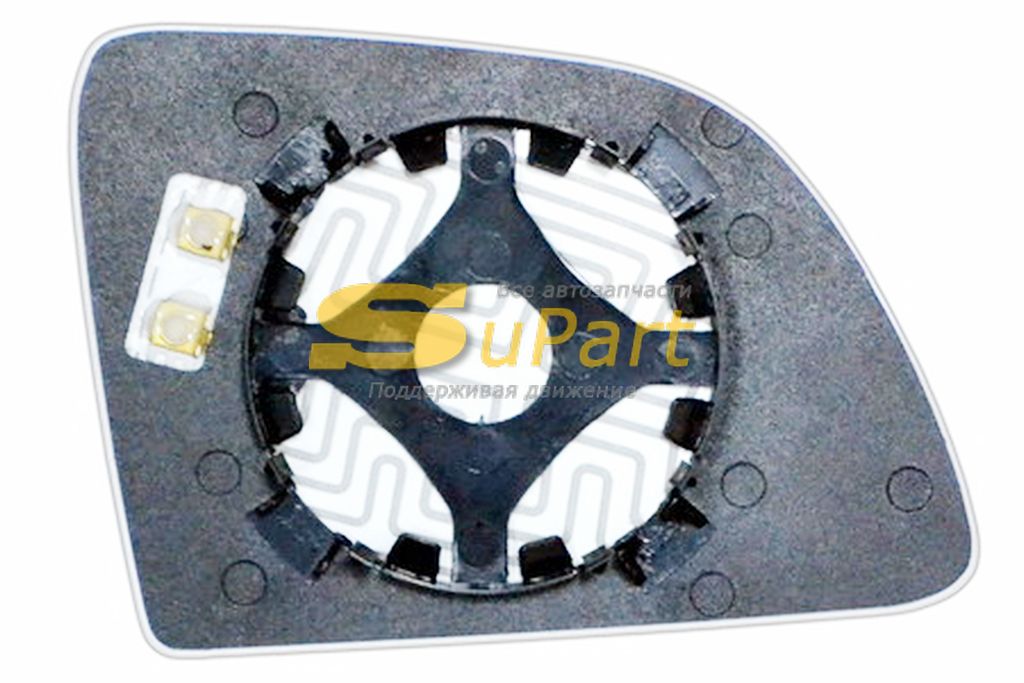 Зеркальный элемент Kia Rio 4 (2017- ) сферический с обогревом левый / ERGON