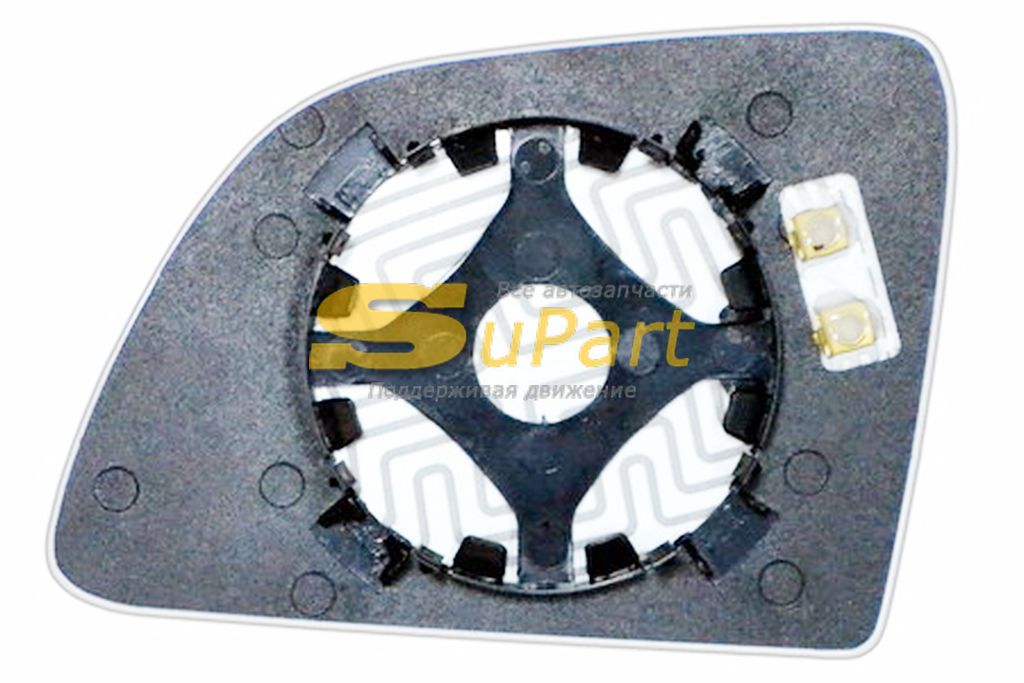 Зеркальный элемент Kia Rio 4 (2017- ) сферический с обогревом правый / ERGON