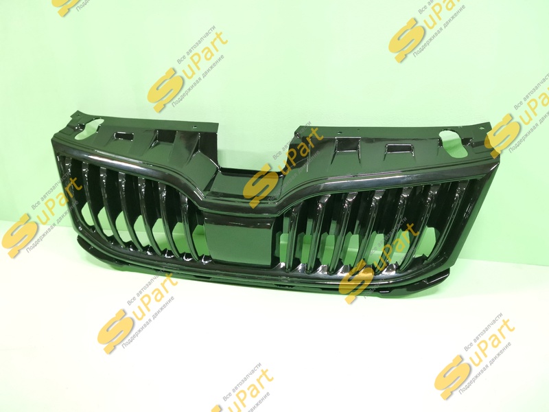 Решетка радиатора Skoda Octavia (2013-2017) черная / DPLAST