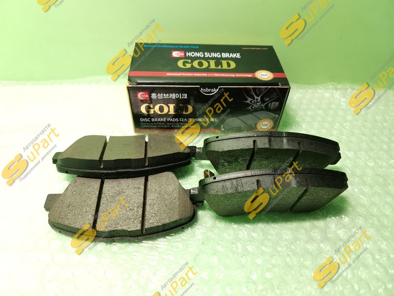 Колодки тормозные Solaris 1 2 (2010- ) Rio 3 4 (2011- ) передние дисковые / HSB