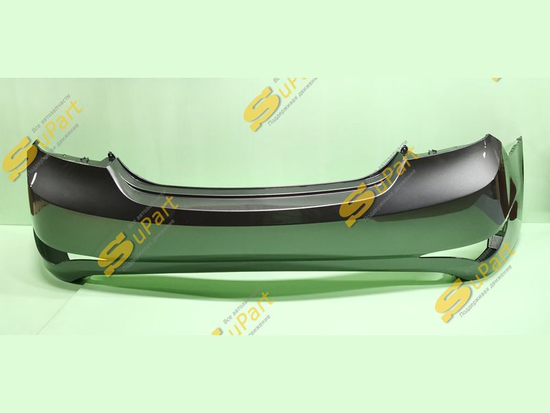 Бампер Hyundai Solaris (2014-2016) задний СЕРЫЙ / НН