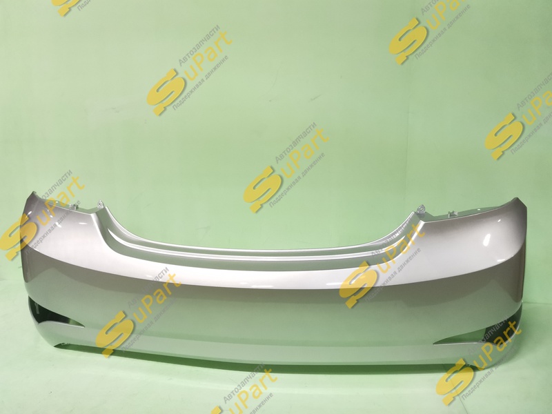 Бампер Hyundai Solaris (2014-2016) задний СЕРЕБРИСТЫЙ / НН