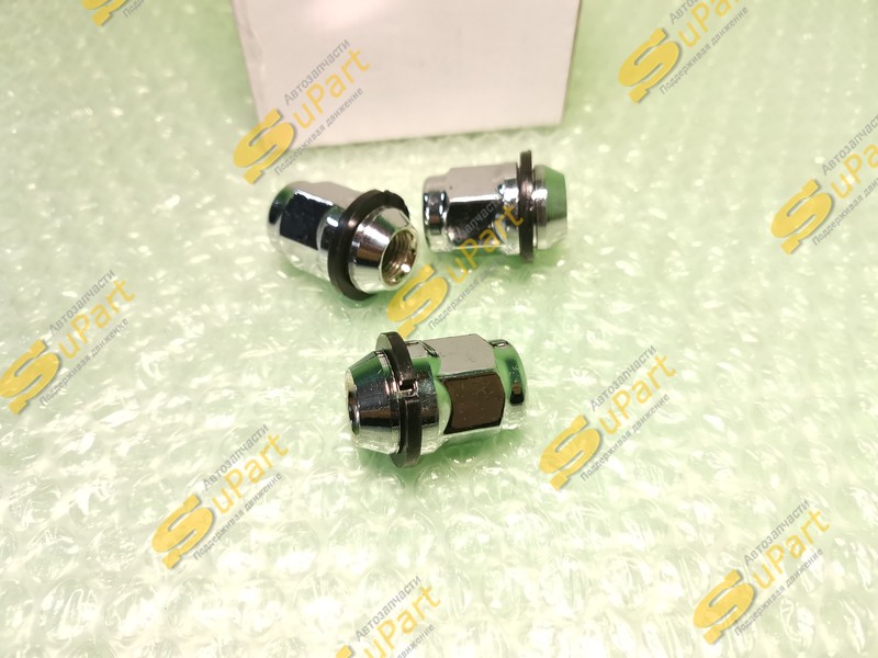 Гайка колесная 12х1,5х34 CH 21 с пластиковым кольцом / HQ (1161006P)