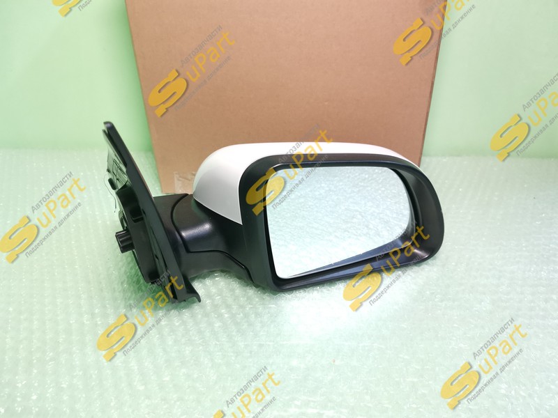 Зеркало Kia Rio 4 (2017- ) X-Line (2017- ) электрическое с обогревом правое БЕЛОЕ / NSP