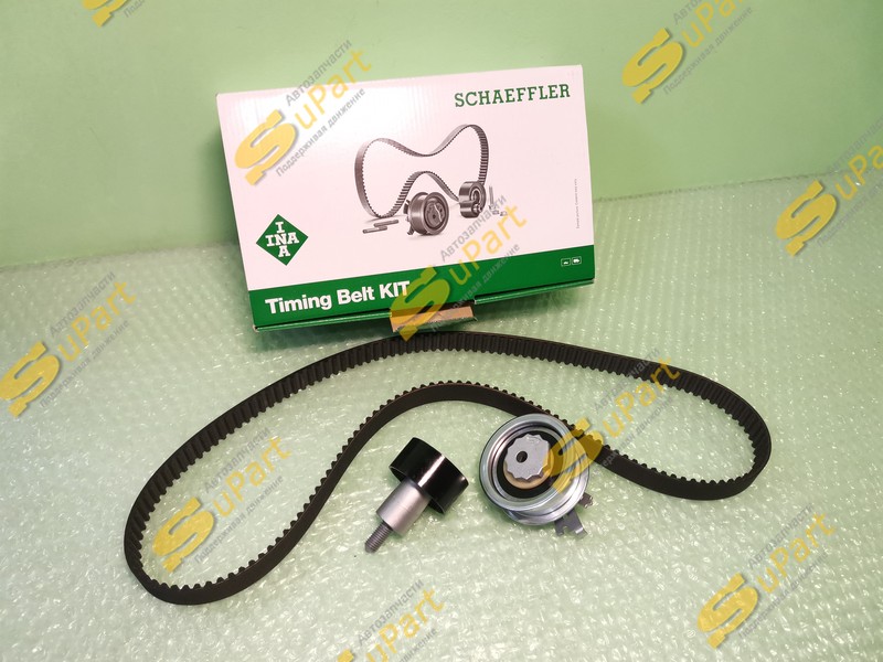 Ремень ГРМ Polo (2015- ) Rapid (2015- ) Octavia (2013- ) 1.6 с роликами комплект / INA (530059210)