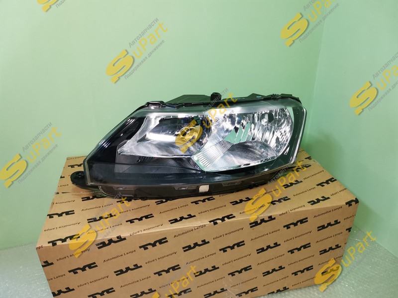 Фара Skoda Rapid (2012-2020) передняя левая с электрокорректором / TYC (TG6651124L)