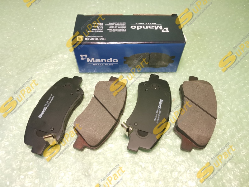 Колодки тормозные Solaris 1 2 (2010- ) Rio 3 4 (2011- ) передние дисковые / MANDO (MPH64NS)