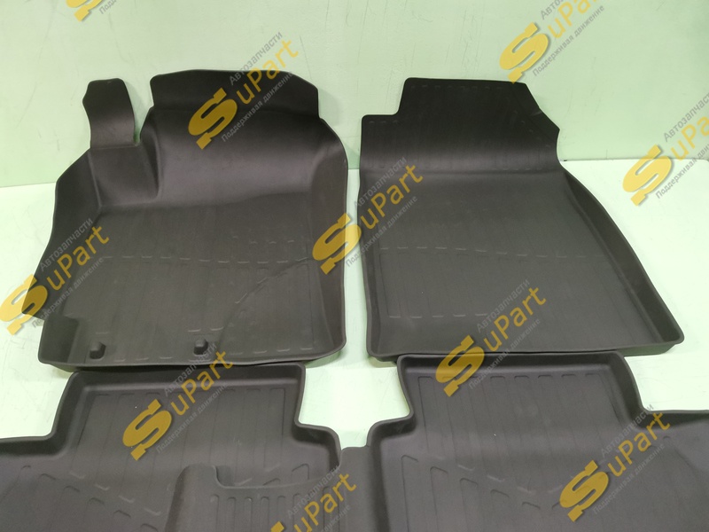 Коврики Solaris 2 (2017- ) Rio 4 (2017- ) салонные комплект (4шт) резиновые высокий борт / САРМАТ