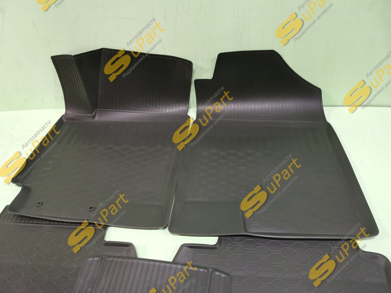 Коврики Solaris 2 (2017- ) Rio 4 (2017- ) салонные комплект (5шт) полиуретан / RIVAL