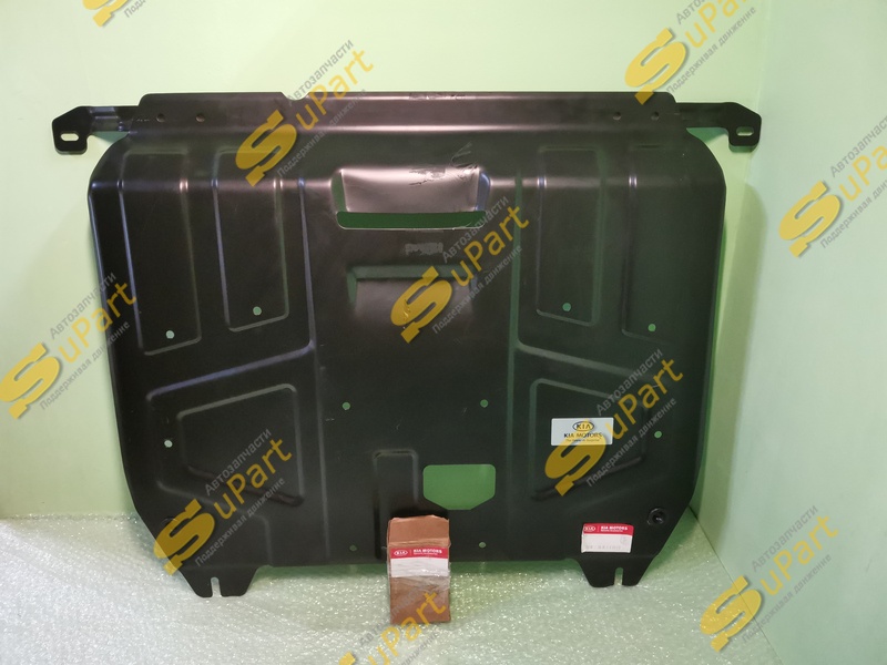 Защита картера двигателя и КПП Solaris (2010-2016) Rio (2011-2017) без отверстий под слив / HYUNDAI/KIA