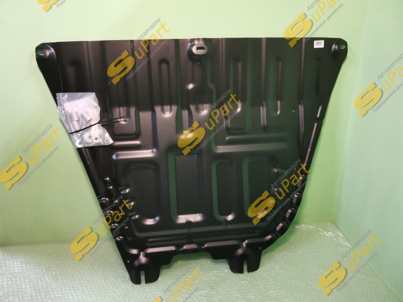 Защита картера двигателя и КПП Solaris 2 (2017- ) Rio 4 (2017- ) Rio X-LINE (2017- ) без отверстий под слив / AUTOMAX