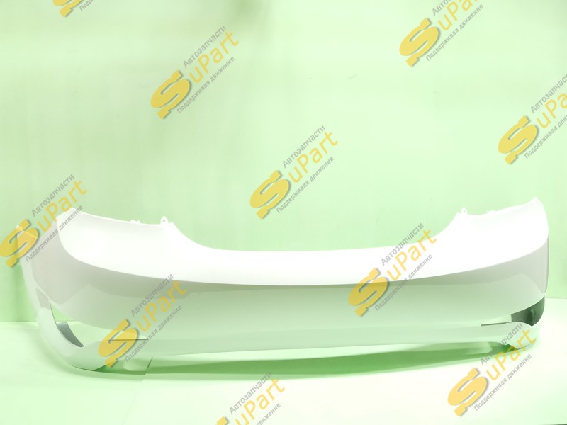 Бампер Hyundai Solaris (2014-2016) задний БЕЛЫЙ / СПЕЦАВТОПЛАСТ