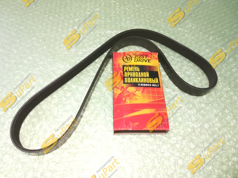 Ремень приводной Polo (2015- ) Rapid (2015- ) с кондиционером с электроусилителем / JUST DRIVE