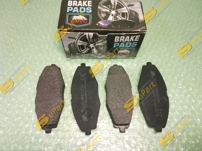 Колодки тормозные Daewoo Matiz (2000-2015) передние дисковые / ANYU