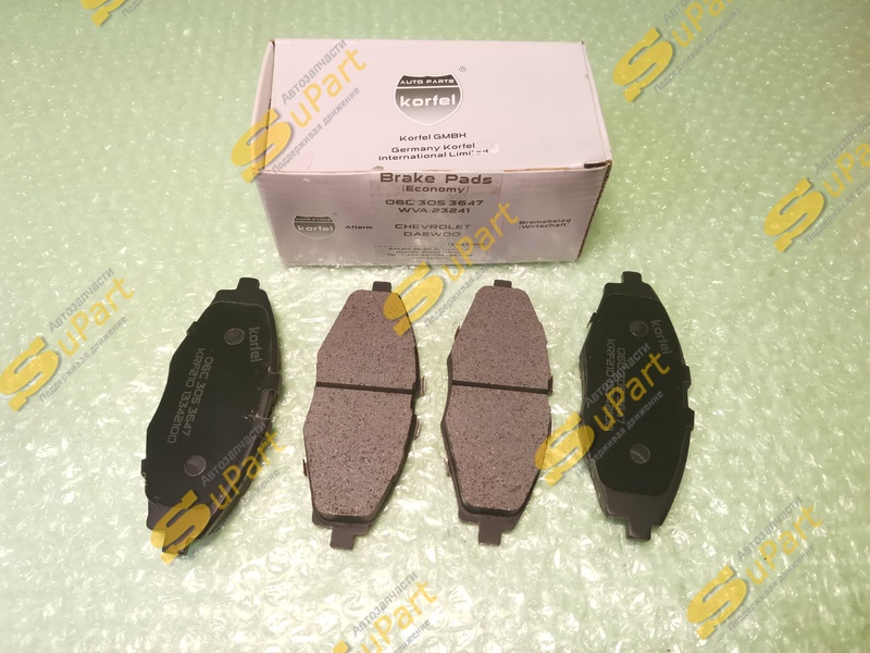 Колодки тормозные Daewoo Matiz (2000-2015) передние дисковые / KORFEL