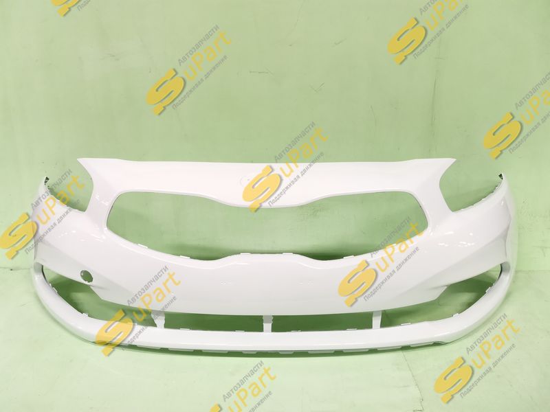 Бампер Kia Ceed (2012-2015) передний (Хетчбек / Универсал) БЕЛЫЙ / НН