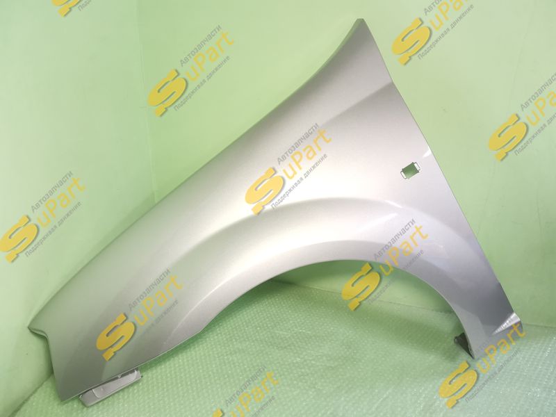 Крыло Lada Largus (2012-2021) переднее левое СЕРЕБРИСТОЕ (платина) (Начало) / НН