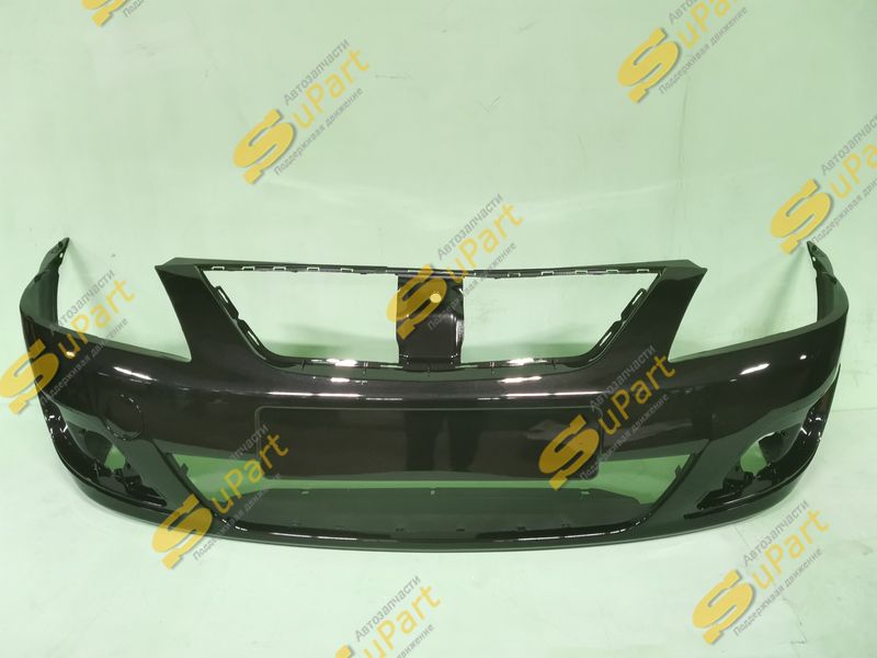 Бампер Lada Largus (2012-2021) передний ЧЕРНЫЙ (черная жемчужина) / НН