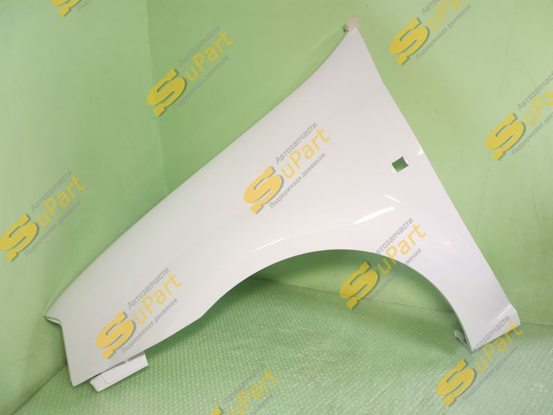 Крыло Lada Largus (2012-2021) переднее левое БЕЛОЕ (ледниковый) (Начало) / НН