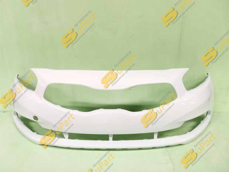 Бампер Kia Ceed (2012-2015) передний (Хетчбек / Универсал) БЕЛЫЙ / СПЕЦАВТОПЛАСТ