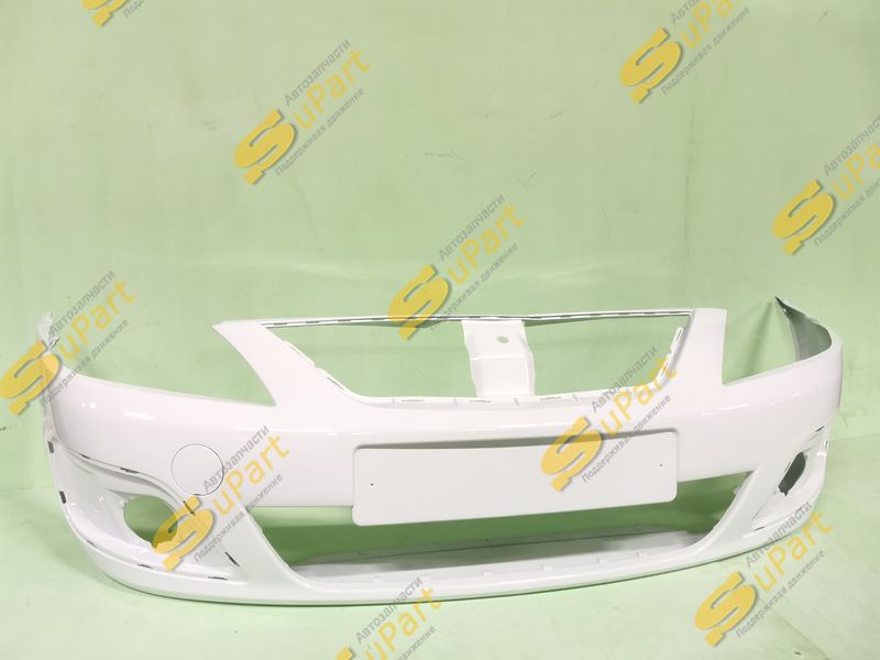 Бампер Lada Largus (2012-2021) передний БЕЛЫЙ (ледниковый) / СПЕЦАВТОПЛАСТ