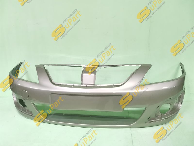 Бампер Lada Largus (2012-2021) передний БЕЖЕВЫЙ (серый базальт) / ТЕХНОПЛАСТ