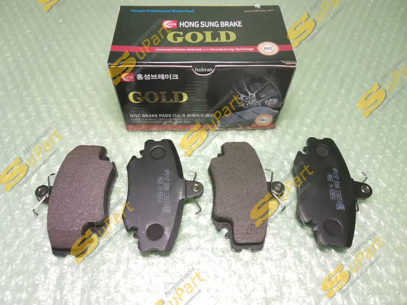 Колодки тормозные Lada Largus (2012- ) передние дисковый с пружинками / HSB