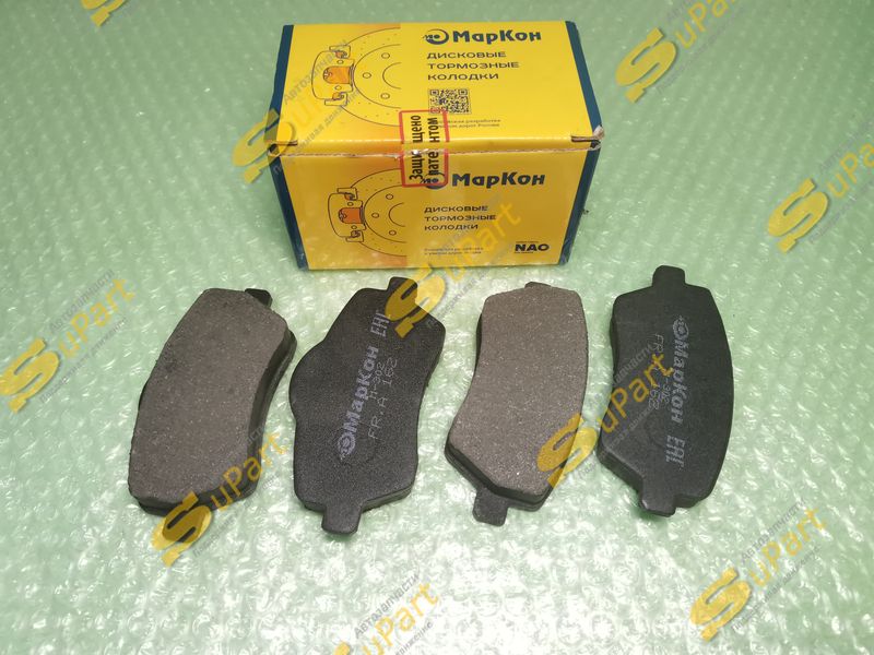 Колодки тормозные Lada Largus (2012- ) передние дисковый с ушками / МАРКОН