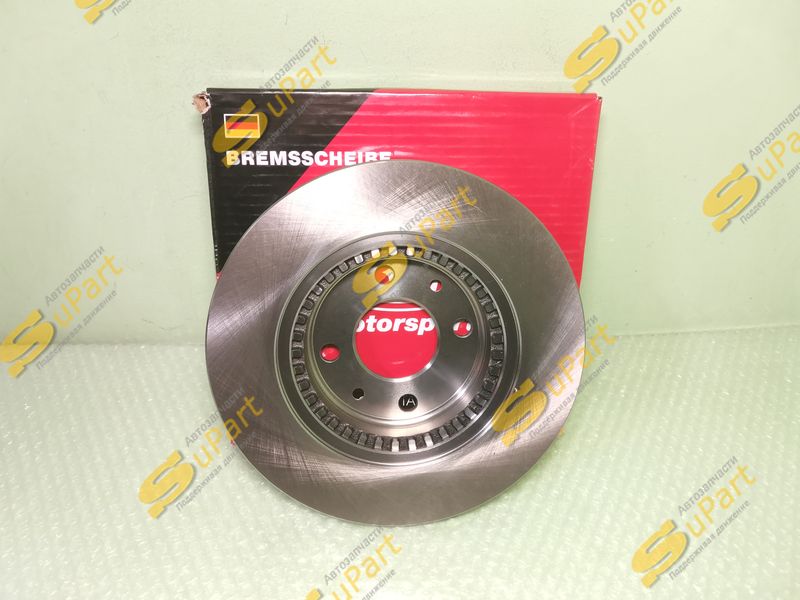 Диск тормозной Lada Largus (2012- ) передний 259мм под колодки с пружинками / BM-MOTORSPORT