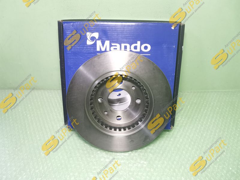 Диск тормозной Lada Largus (2012- ) передний 259мм под колодки с пружинками / MANDO