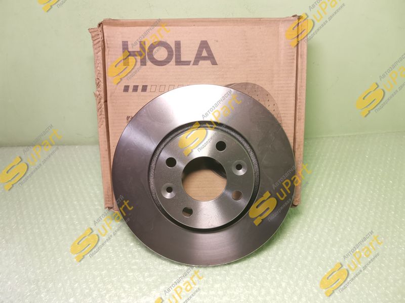 Диск тормозной Lada Largus (2012- ) передний 260мм под колодки с ушками / HOLA