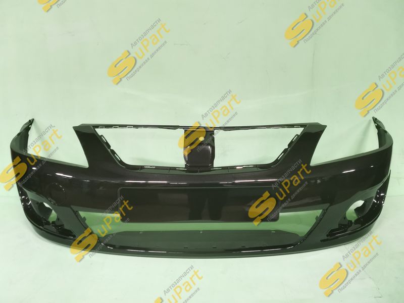 Бампер Lada Largus (2012-2021) передний ЧЕРНЫЙ (черная жемчужина) / СПЕЦАВТОПЛАСТ