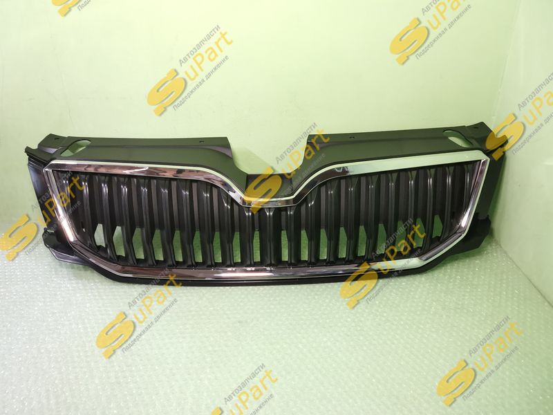 Решетка радиатора Skoda Octavia (2013-2017) хром молдинг / SAT