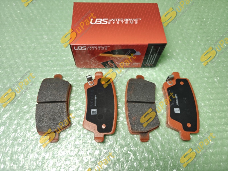 Колодки тормозные Jac J7 (2020- ) 1.5 задние дисковые / UBS