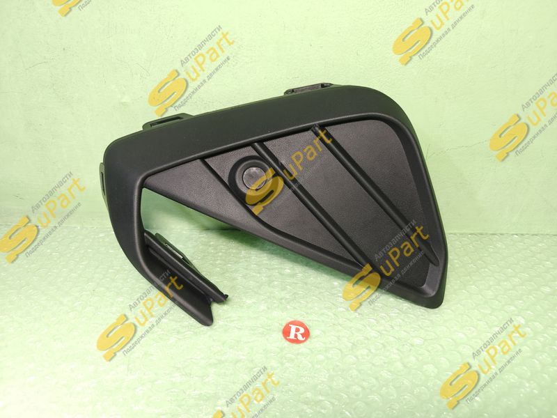 Заглушка переднего бампера VW Polo 6 (2020- ) правая без парктроников / SAT