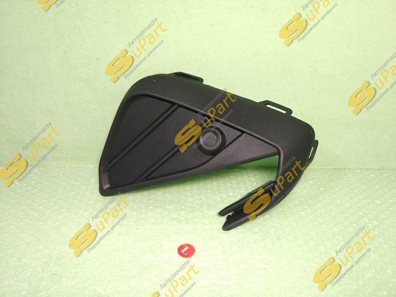 Заглушка переднего бампера VW Polo 6 (2020- ) левая без парктроников / SAT