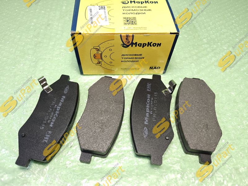 Колодки тормозные Москвич 3 (2022- ) Jac JS4 (2020- ) 1.5 передние дисковые / МАРКОН