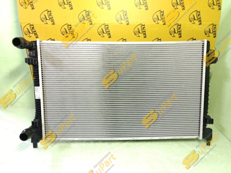 Радиатор охлаждения ДВС Skoda Octavia (2013-2020) механика автомат пластинчатый / KRENZ