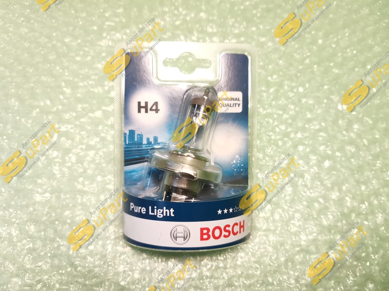 Лампа H4 12V-60/55W P43T (упаковка блистер) / BOSCH