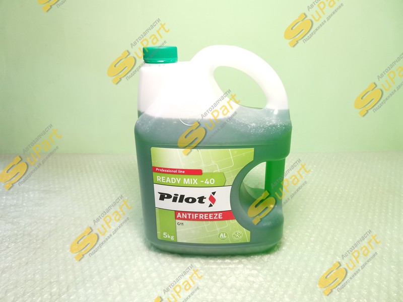 Антифриз зеленый Green Line -40 (5кг) / PILOTS