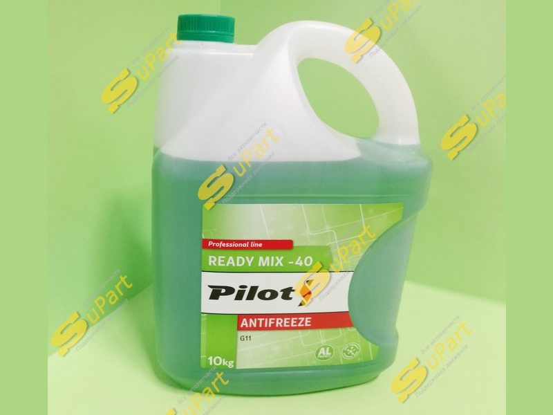 Антифриз зеленый Green Line -40 (10кг) / PILOTS
