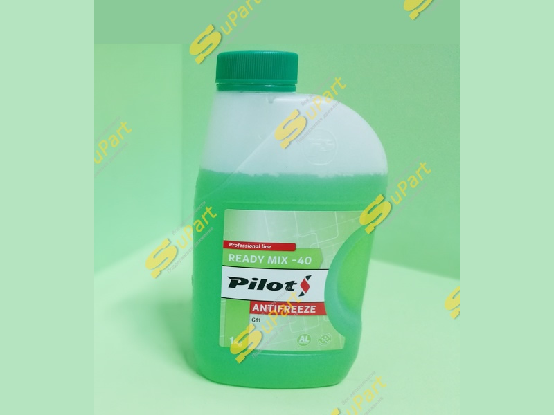 Антифриз зеленый Green Line -40 (1кг) / PILOTS