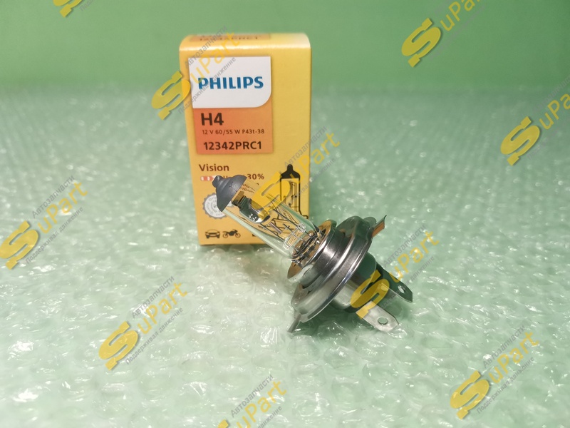 Лампа H4 12V-60/55W PLUS 30 / PHILIPS