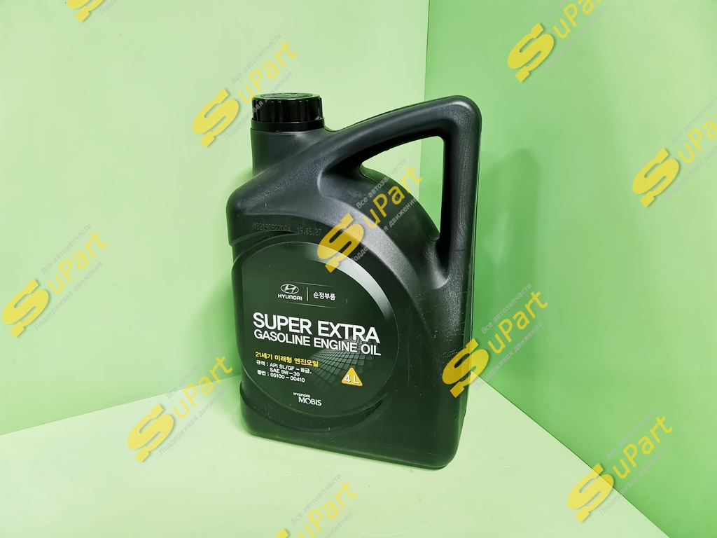Масло моторное HYUNDAI/KIA SUPER EXTRA Gasoline 5W-30 (4л) полусинтетическое